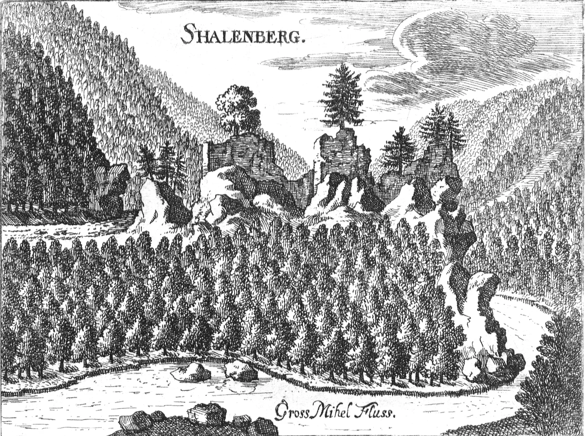 Zřícenina hradu Schallenberg