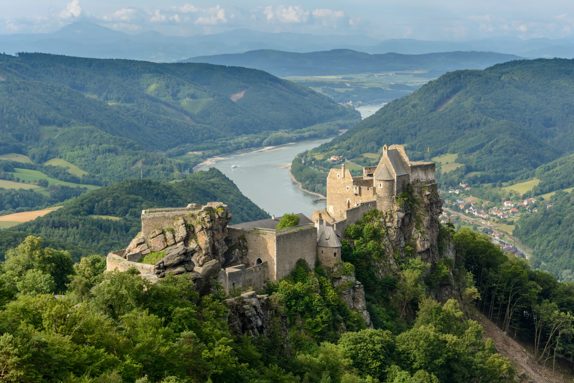 Zřícenina hradu Aggstein