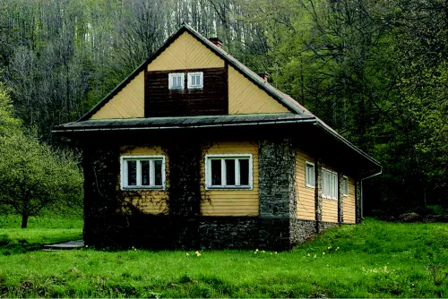 Blockhaus von Petr Bezruč in Ostravice