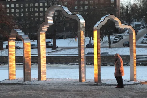 Sculpture Pilvet à Turku