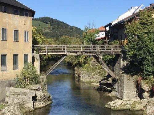 Heuberský most v Scheibbsu