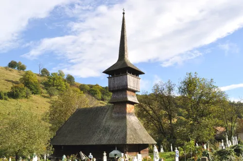 Dřevěný kostel Zesnutí Matky Boží v Lăpugiu de Jos