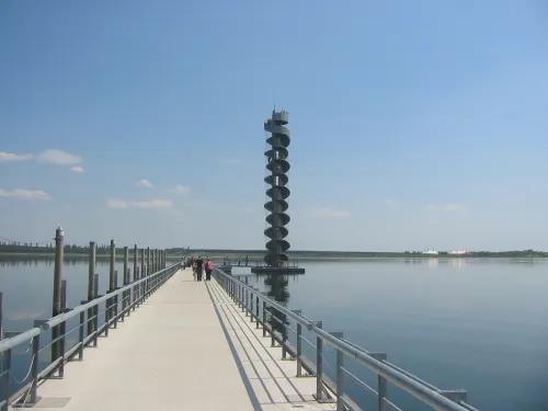 Torre panoramica Pegelturm Goitzschesee