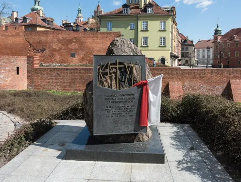 Pomník Katyň ve Varšavě