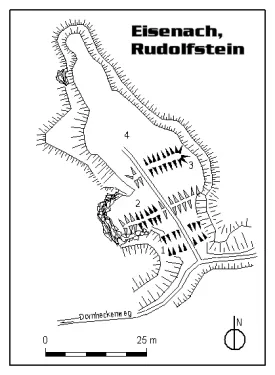 Zřícenina hradu Rudolfstein
