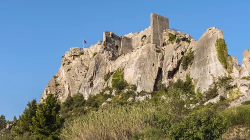 Zřícenina hradu Les Baux-de-Provence