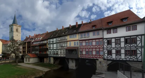 Krämerbrücke en Erfurt