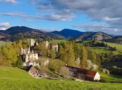 Zřícenina hradu Sklabiňa