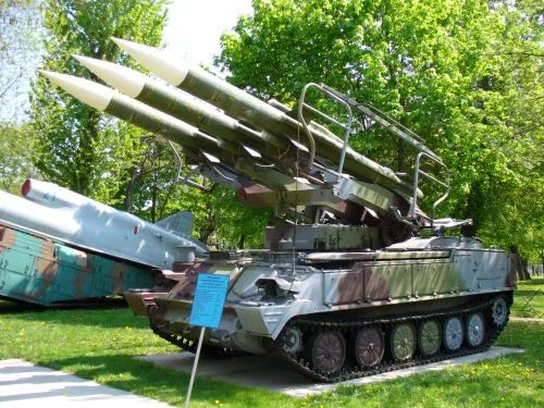 2K12 Kub air defense missile system