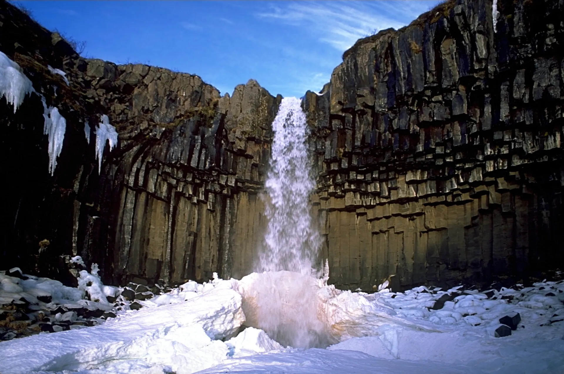 Svartifoss Waterfall