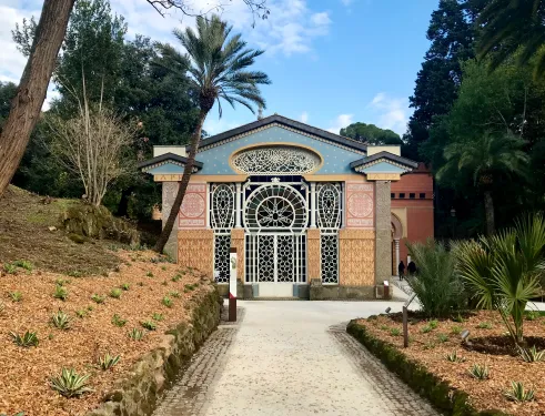 Maurový skleník ve Ville Torlonia