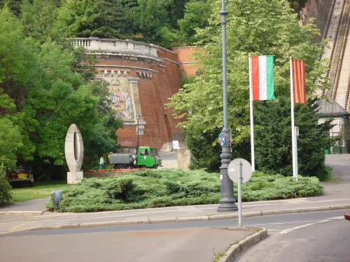 Socha 0. kilometr v Budapešti