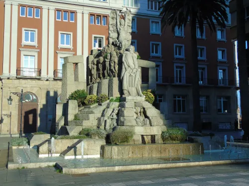 Památník Currose Enríqueze v A Coruñi