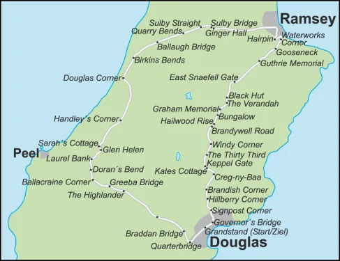 Okruh Snaefell Mountain Course
