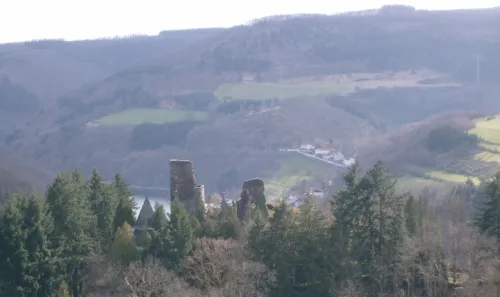 Zřícenina hradu Burg Falkenstein