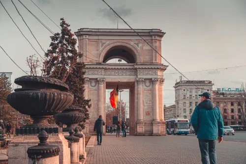 Triumphal Arch in Chisinau