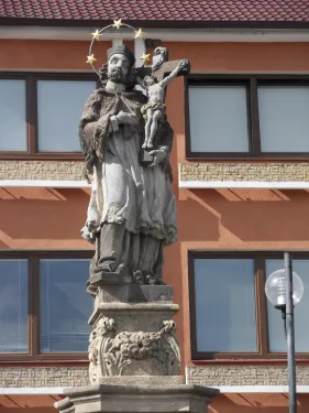Socha svatého Jana Nepomuckého v Přešticích