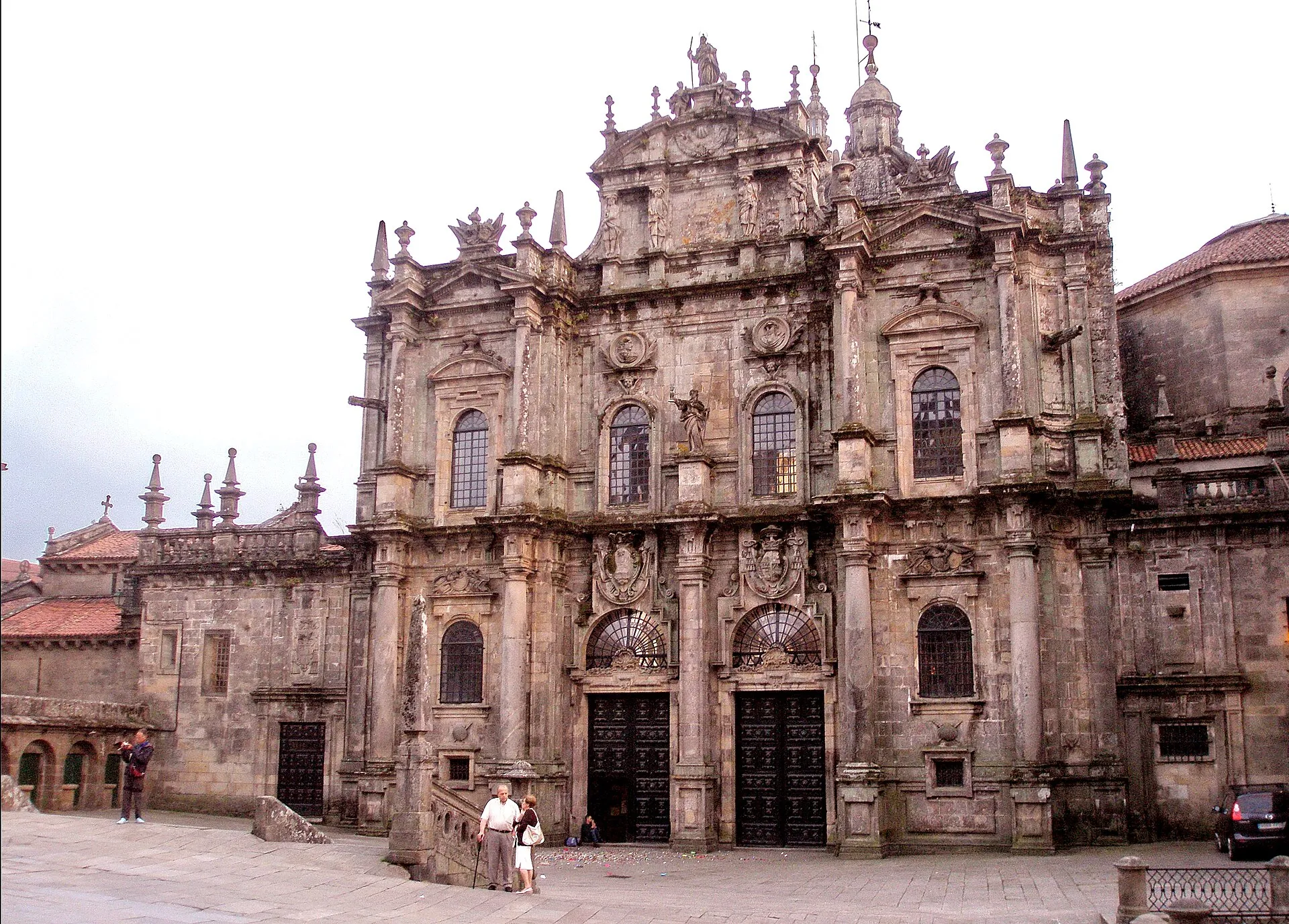 Fasáda Acibecharía katedrály v Santiagu de Compostela