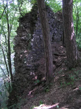Zřícenina hradu Kozí hřbet