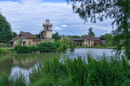 Hameau královny v areálu Petit Trianon