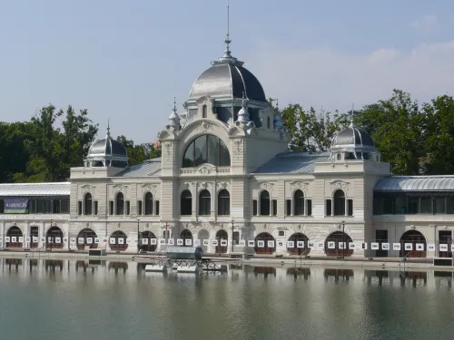 Eislaufbahn in Budapest