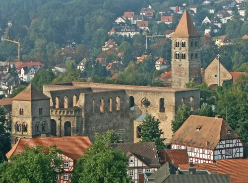 Klášterní zřícenina Bad Hersfeld