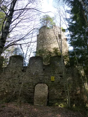 Zřícenina hradu Grünburg