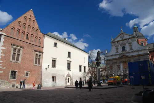 The Piotr Skarga Monument in Krakow