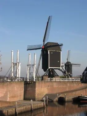 Windmühle Molen I in Heusden