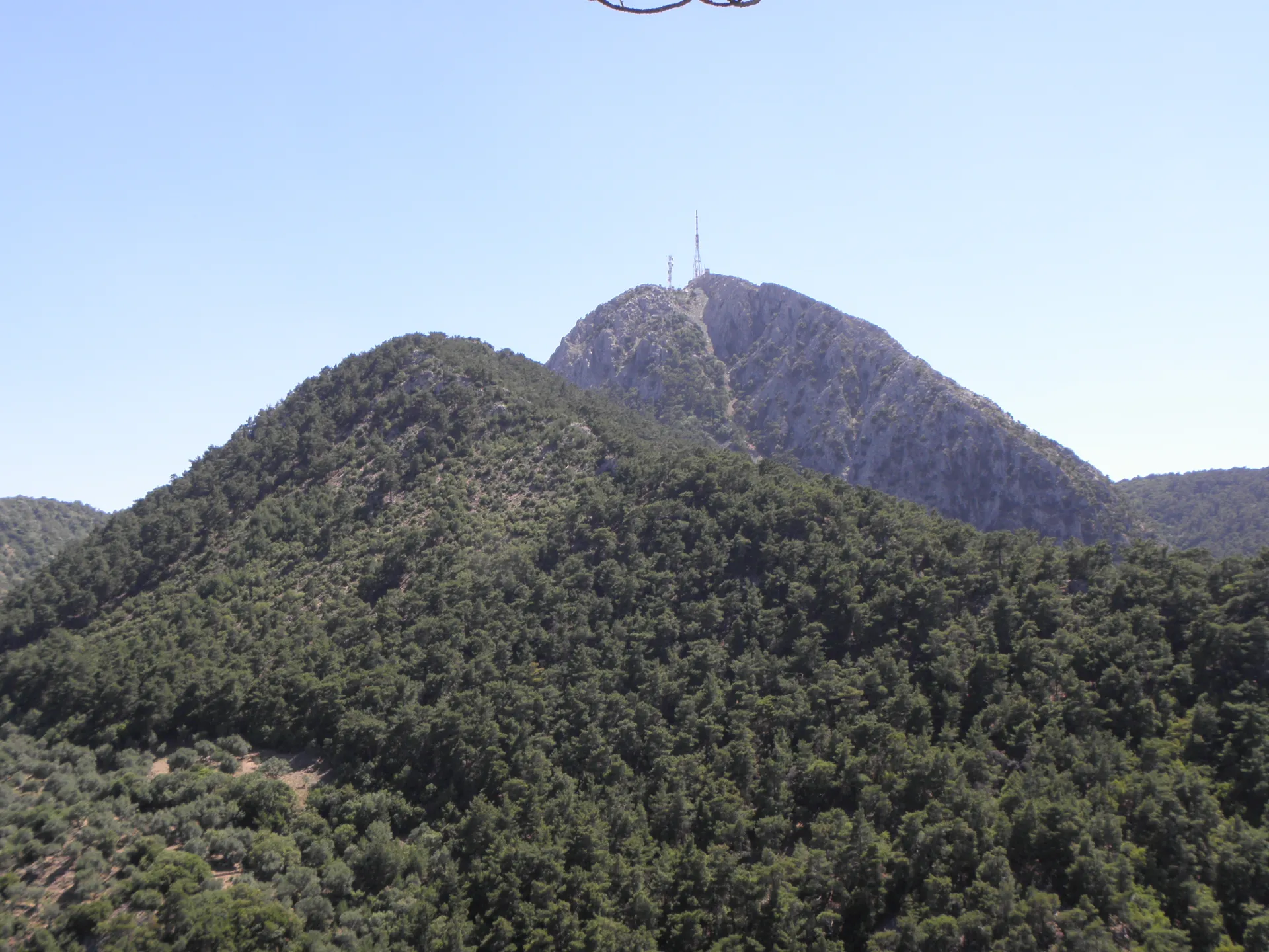 Berg Olympos auf Lesbos