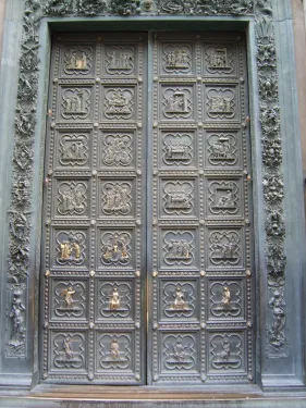 Jižní brána florentského baptisteria