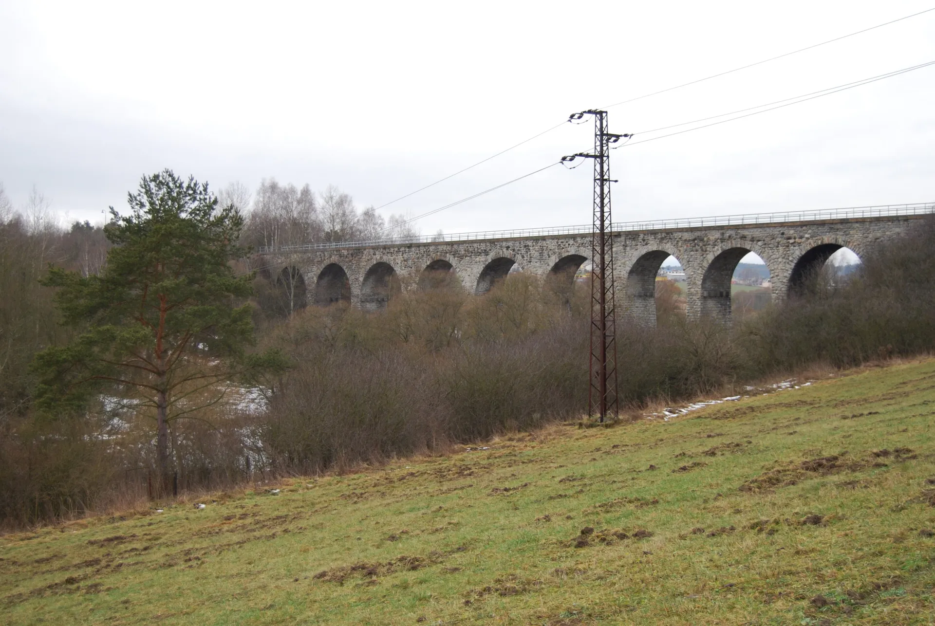 Železniční viadukt Milevsko–Staňkov
