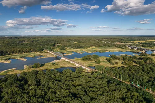 Eisenbahnbrücke Oderbrücke Frankfurt