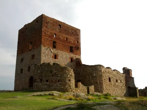 Zřícenina hradu Hammershus