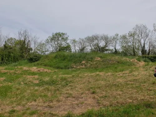 Die Butte-Hügelgrabstätte