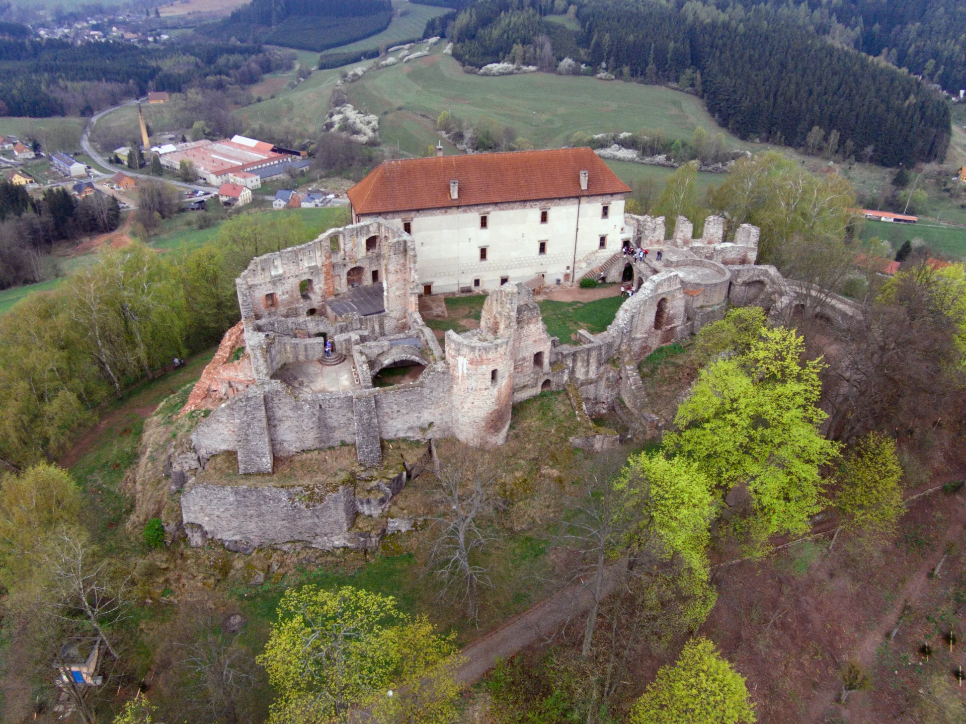 Zřícenina hradu Pecka
