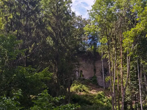 Zřícenina hradu Pfannberg