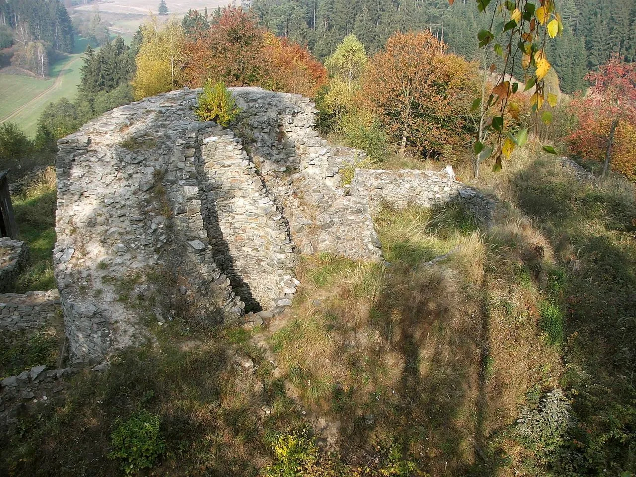 Zřícenina hradu Lísek