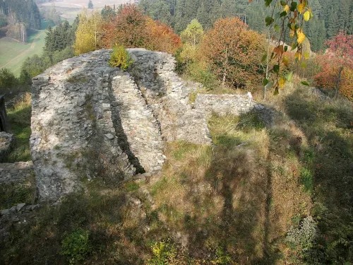 Zřícenina hradu Lísek