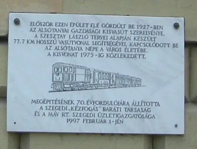 Ferrocarril de vía estrecha de Szeged