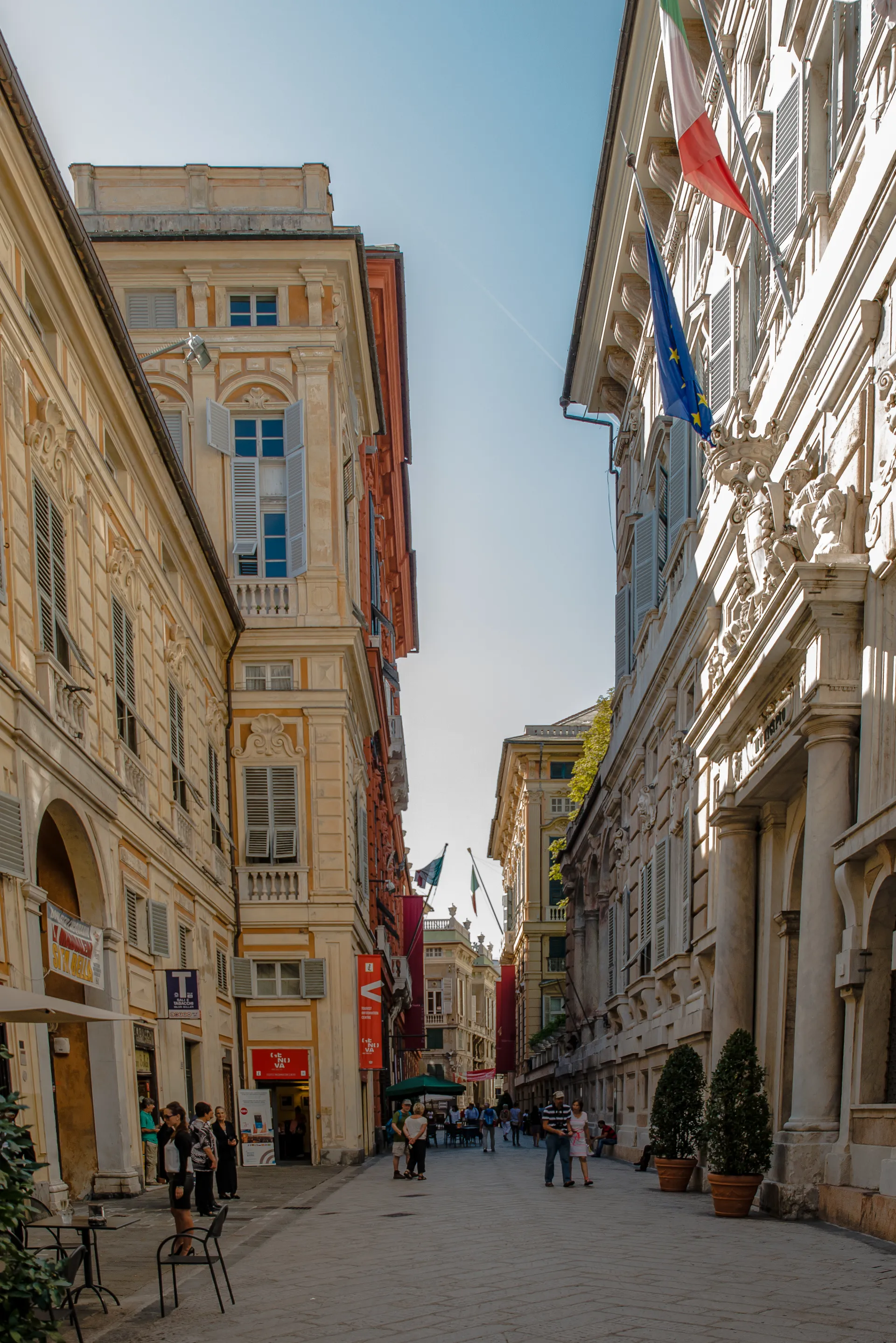 Strade Nuove a systém paláců Rolli