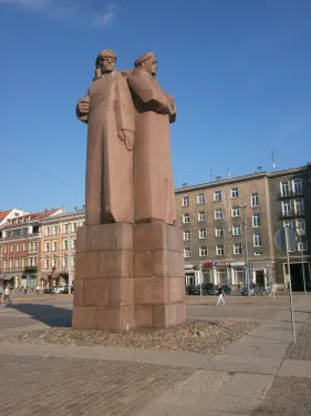 Denkmal für die lettischen Schützen in Riga
