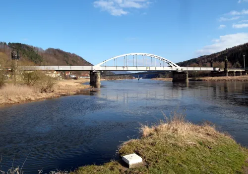 Carolabrücke v Bad Schandau