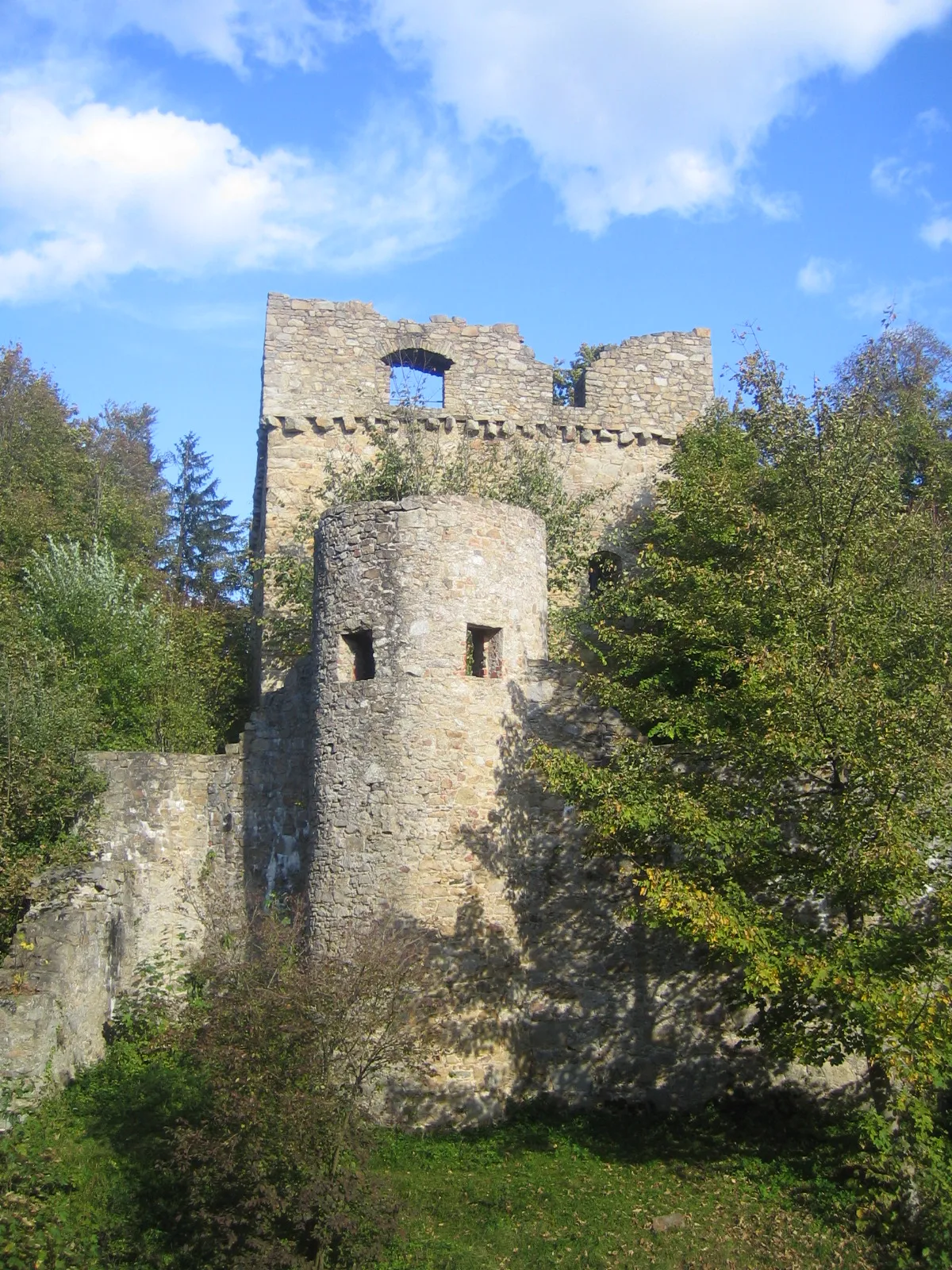 Zřícenina hradu Kürnberg