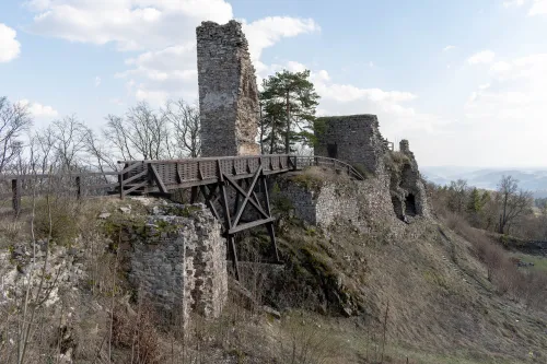 Zřícenina hradu Zubštejn