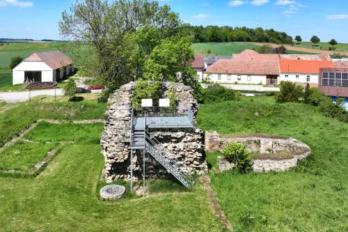 Zřícenina hradu Sachsendorf
